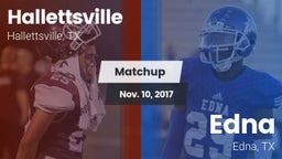 Matchup: Hallettsville vs. Edna  2017