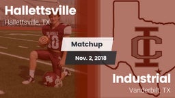 Matchup: Hallettsville vs. Industrial  2018