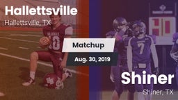 Matchup: Hallettsville vs. Shiner  2019