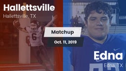 Matchup: Hallettsville vs. Edna  2019