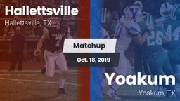 Matchup: Hallettsville vs. Yoakum  2019