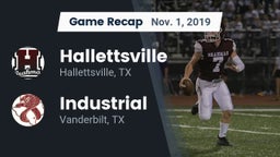 Recap: Hallettsville  vs. Industrial  2019
