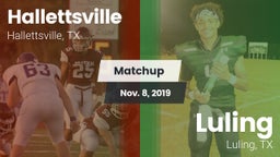 Matchup: Hallettsville vs. Luling  2019
