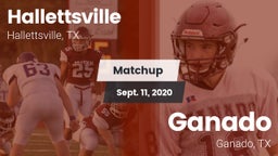 Matchup: Hallettsville vs. Ganado  2020