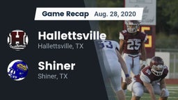 Recap: Hallettsville  vs. Shiner  2020