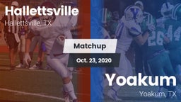 Matchup: Hallettsville vs. Yoakum  2020