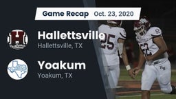 Recap: Hallettsville  vs. Yoakum  2020