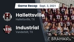 Recap: Hallettsville  vs. Industrial  2021