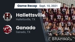 Recap: Hallettsville  vs. Ganado  2021