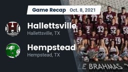 Recap: Hallettsville  vs. Hempstead  2021