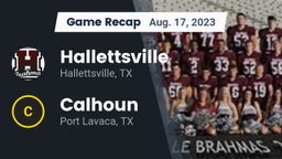 Recap: Hallettsville  vs. Calhoun  2023
