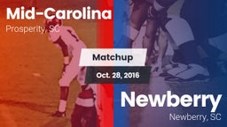 Matchup: Mid-Carolina vs. Newberry  2016