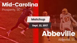 Matchup: Mid-Carolina vs. Abbeville  2017