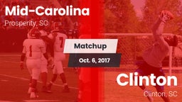Matchup: Mid-Carolina vs. Clinton  2017