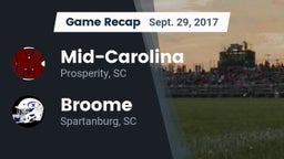 Recap: Mid-Carolina  vs. Broome  2017