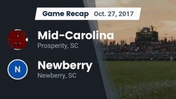 Recap: Mid-Carolina  vs. Newberry  2017