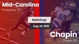 Matchup: Mid-Carolina vs. Chapin  2018