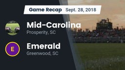 Recap: Mid-Carolina  vs. Emerald  2018