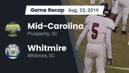Recap: Mid-Carolina  vs. Whitmire  2019