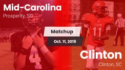 Matchup: Mid-Carolina vs. Clinton  2019