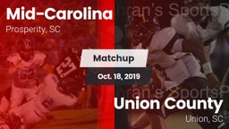 Matchup: Mid-Carolina vs. Union County  2019