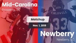 Matchup: Mid-Carolina vs. Newberry  2019