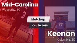 Matchup: Mid-Carolina vs. Keenan  2020