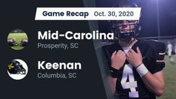 Recap: Mid-Carolina  vs. Keenan  2020