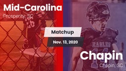 Matchup: Mid-Carolina vs. Chapin  2020