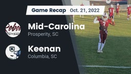 Recap: Mid-Carolina  vs. Keenan  2022