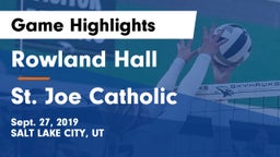 Rowland Hall vs St. Joe Catholic  Game Highlights - Sept. 27, 2019