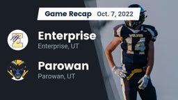 Recap: Enterprise  vs. Parowan  2022