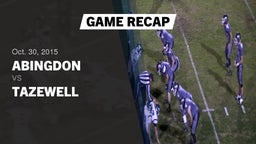 Recap: Abingdon  vs. Tazewell  2015