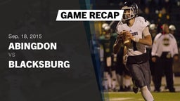 Recap: Abingdon  vs. Blacksburg  2015