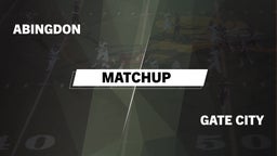 Matchup: Abingdon vs. Gate City  2016