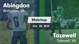 Matchup: Abingdon vs. Tazewell  2016