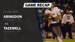 Recap: Abingdon  vs. Tazewell  2016