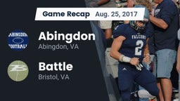Recap: Abingdon  vs. Battle  2017