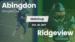Matchup: Abingdon vs. Ridgeview  2017