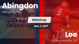 Matchup: Abingdon vs. Lee  2017