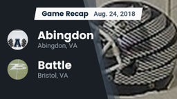 Recap: Abingdon  vs. Battle  2018