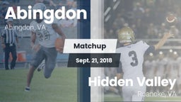 Matchup: Abingdon vs. Hidden Valley  2018