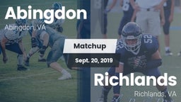 Matchup: Abingdon vs. Richlands  2019