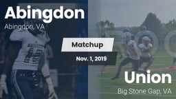 Matchup: Abingdon vs. Union  2019