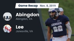 Recap: Abingdon  vs. Lee  2019