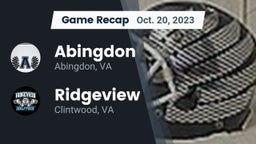 Recap: Abingdon  vs. Ridgeview  2023