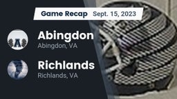 Recap: Abingdon  vs. Richlands  2023