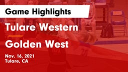 Tulare Western  vs Golden West  Game Highlights - Nov. 16, 2021