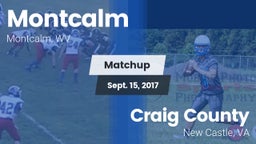 Matchup: Montcalm vs. Craig County  2017
