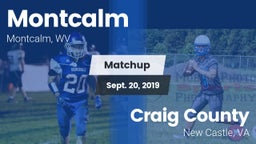 Matchup: Montcalm vs. Craig County  2019